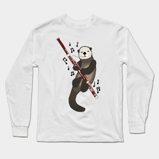 Bassoon Sea Otter Long Sleeve T-Shirt